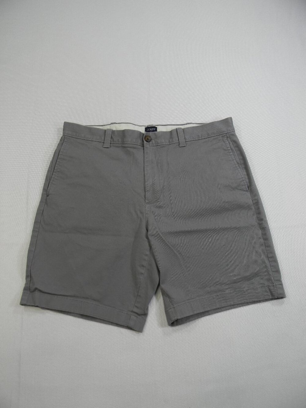 J.Crew Gray Chino Shorts Men’s 34 9” Inseam Classic Fit Preppy Casual